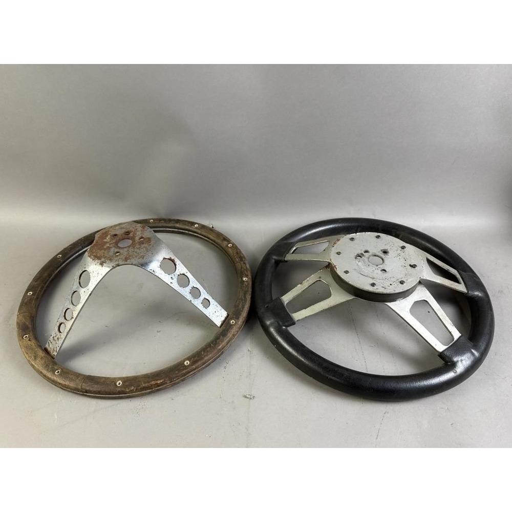 Vintage 3-Spoke Sport Steering Wheels Black Woodgrain **POSSIBLY **Cadillac**